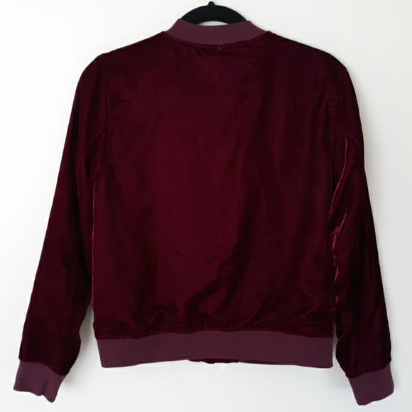 3 for $30.00 Old Navy burgundy bomber - Picture 3 of 7
